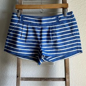Vineyard Vines Linen Cotton Blend Striped Shorts in Spinnaker sz: 2